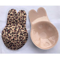 Rabbit Print Bra Strapless Backless Invisible Thin Paste Intimates Accessories Women